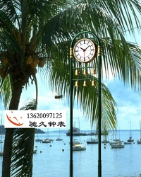 景观钟表制作完成