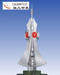 建筑塔钟免费设计图稿