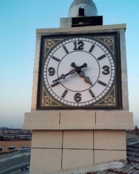 广东建筑大型塔钟安装效果