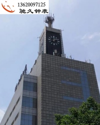 室外楼顶建筑塔钟