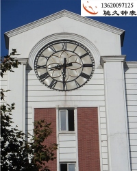 室外挂钟防水钟学校广场钟定制钟表报时照明户外钟