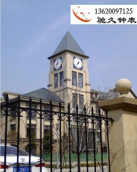 广东室外四面建筑塔钟