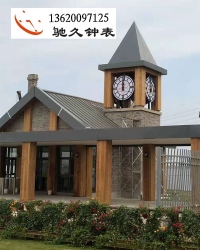 广东建筑外墙四面大钟表