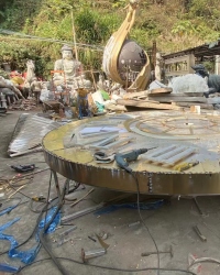 钟面用铜板制作